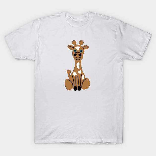 Cute Baby Giraffe T-Shirt by CBV